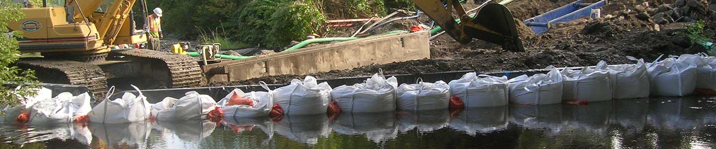 Jumbo Bags: Great for Building Cofferdams